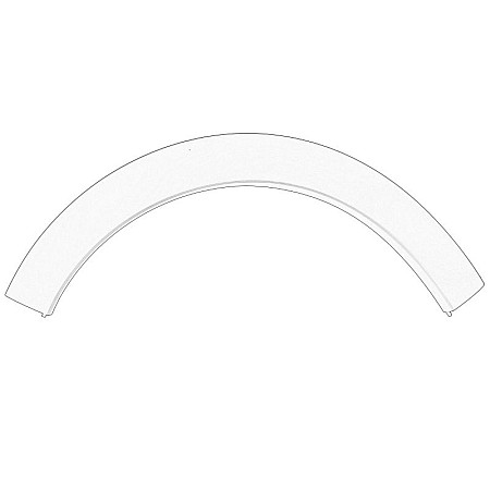 Elemente decorative/protectie, aripa Fernder decorative trim front L CITROEN C3 III 12.16-09.20 OE PEUGEOT 9812088680