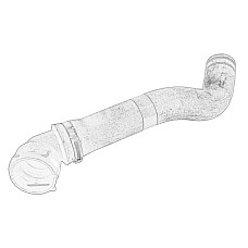 Radiator Furtun cauciuc FIAT BRAVO II 1.4/1.9D 04.07-12.14 OE FIAT 51780564