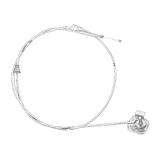 Cablu, capota motor Engine hood cable FIAT DOBLO DOBLO CARGO OPEL COMBO TOUR COMBO/MINIVAN 1.3D-2.0D 01.10- OE FIAT 51810937