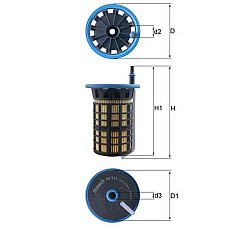 Filtru combustibil CITROEN JUMPER PEUGEOT BOXER 2.0D 07.15-09.19 KNECHT KX515