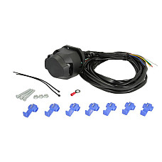 Parte electrica carlig tractare remorcare Set electric de sistem de remorcare numar pini: 7 lungime: 2000mm universal cu un comutator de ceata VOLVO 850 AUDI 80 B4 A4 B5 A6 C5 BMW 5 E34 CHEVROLET AVEO / KALOS 12.76- ACPS-ORIS ORIS022-004