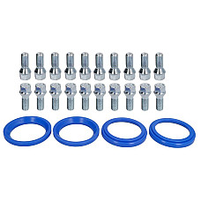 Trusa de montare a jantei de aliaj Fitting kit TX 76x571 B M14x15x28 K19 1 kit / 4 wheels - B/N qty 20 MAK MAK 8000000036