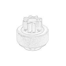 Pinion electromotor Roata de pornire a rotii libere HYUNDAI I20 I I30 IX20 KIA CEE'D PRO CEE'D SOUL I VENGA 1.6D 12.06- KOREA KR0018