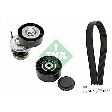 Set curea transmisie cu caneluri V-belts set with rollers VW AMAROK MULTIVAN V MULTIVAN VI TRANSPORTER V TRANSPORTER VI TRANSPORTER VI / CARAVELLE VI 2.0D 09.09- INA 529 0535 10