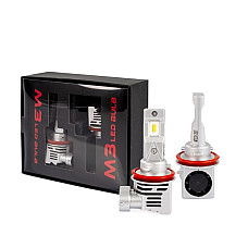 Bec incandescent LED light bulb Set 2pcs H11 12/24V 50W no road approval for vehicles without CAN-Bus white 6500K M-TECH LSAL11