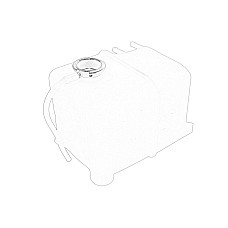 Vas de expansiune, racire Vas expansiune lichid racire OE DB TRUCK 667 500 01 49