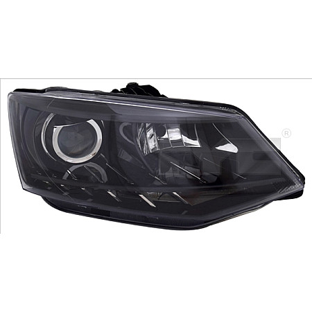 Far Headlamp R H7/H7/LED electric with motor  SKODA FABIA III 12.14-03.18 TYC TYC 20-15031-06-2