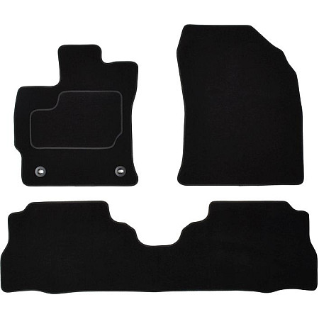 Covoras podea textil Floor mats Velours 3 pcs front/rear set colour neagra TOYOTA PRIUS PLUS 05.11- Van MAMMOOTH MMT A041 TOY300 PRM 01