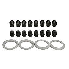 Trusa de montare a jantei de aliaj Fitting kit M 72x541 BLACK N M12x15 K21 CLOSED H29 1 kit / 4 wheels - B/N qty 16 MAK MAK 8000000206