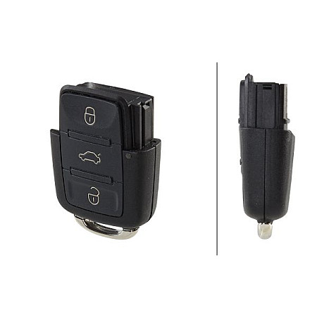 Telecomanda, inchidere centralizata Tasta de blocare SEAT ALTEA LEON TOLEDO III SKODA OCTAVIA I OCTAVIA II VW CADDY III CADDY III/MINIVAN CADDY/MINIVAN EOS GOLF PLUS V GOLF V GOLF VI JETTA III 1.4-3.2 HELLA 5FA009 263-801