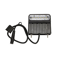 Iluminare numar de circulatie Licence plate lamp REGPOINT II LED 12/24V 83x45x100mm hose length: 500mm connector: ASS2 ASPOCK A36-3867-017