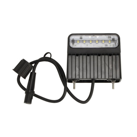 Iluminare numar de circulatie Licence plate lamp REGPOINT II LED 12/24V 83x45x100mm hose length: 500mm connector: ASS2 ASPOCK A36-3867-017