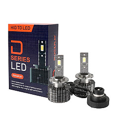 Bec incandescent LED light bulb Set 2pcs D2S 12/24V 35W no road approval for vehicles with CAN-Bus white 6000K M-TECH LZXD2S