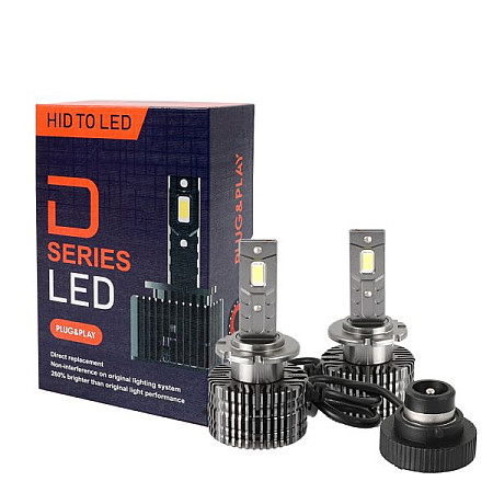 Bec incandescent LED light bulb Set 2pcs D2S 12/24V 35W no road approval for vehicles with CAN-Bus white 6000K M-TECH LZXD2S