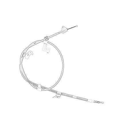 Cablu, frana de parcare Handbrake cable L TOYOTA COROLLA 1.3-1.8 06.13-08.19 OE TOYOTA 46430-02300