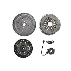 Set ambreiaj Kit ambreiaj autoreglant cu volanta cu masa dubla si rulment hidraulic cu cilindru sclav ambreiaj central suruburi setate ALFA ROMEO MITO FIAT GRANDE PUNTO 1.3D 10.05-02.12 LUK 600 0339 00