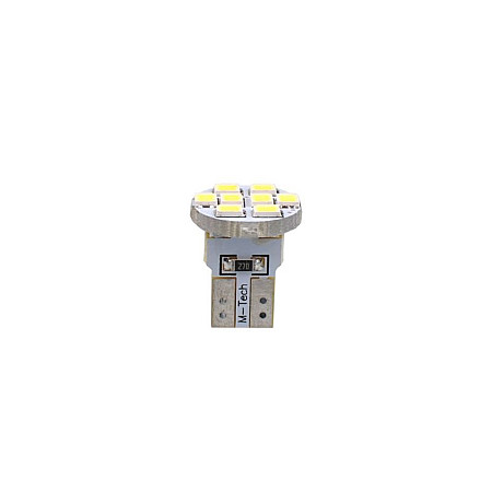 Bec incandescent LED light bulb LED 2pcs W5W 12V max. 064W light colour white socket type W21X95D no road approval for vehicles without CAN-Bus M-TECH LB078W