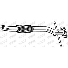 Racord evacuare Teava de esapament Fata x660mm SUZUKI SPLASH SWIFT III 1.3D 08.05- WALKER WALK10658