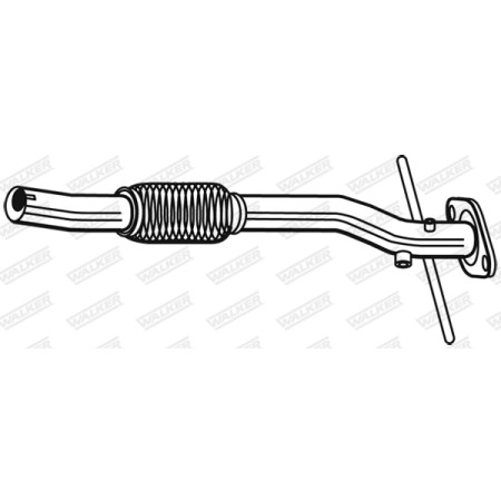 Racord evacuare Teava de esapament Fata x660mm SUZUKI SPLASH SWIFT III 1.3D 08.05- WALKER WALK10658