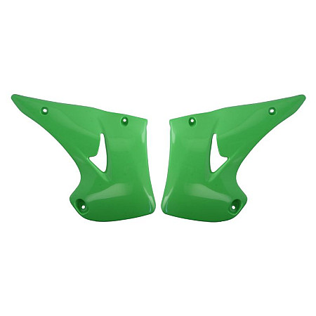 Kituri de plastic Radiator covers colour Green KAWASAKI KX 125/250 2003-2008 CEMOTO 8429100010 CEM