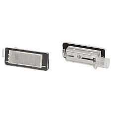 Elemente iluminare Licence plate lamp LED ligght colour: white 12V with road approval M-TECH CLP122