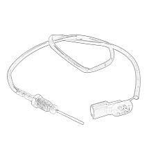 Senzor, temperatura gaze evacuare Exhaust gas temperature sensor before dpf requires VIN verification NISSAN NV400 OPEL MOVANO B RENAULT MASTER III 2.3D 11.11- OE RENAULT 22 64 003 96R