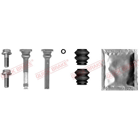 Set bucsi de ghidaj, etrier frana Kit reparare etrier SUZUKI WAGON R WAGON R+ 1.0/1.2/1.3 05.00- QUICK BRAKE QB113-1374X