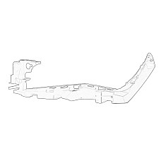 Centura/Grinda/Intarirea centurii Headlight reflector mounting header panel L lower part plastic SEAT LEON 5F 09.12-12.19 OE SEAT 5F0 807 571C