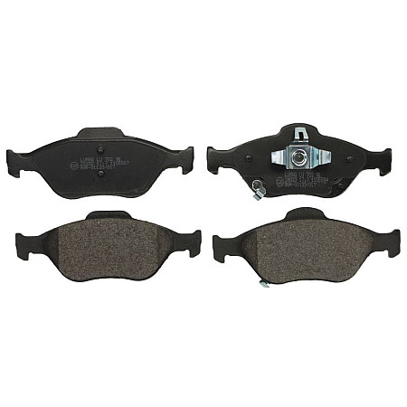Set placute de frana Fata cu suplimente DAIHATSU CHARADE VIII GREAT WALL VOLEEX C20R TOYOTA YARIS 1.0-1.5 08.05- BRECK 24022 00 702 10