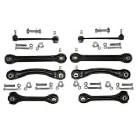 Brat/bieleta, suspensie roata Set de chei de suspensie spate cu materiale auxiliare  MERCEDES 124 A124 124 C124 124 T-MODEL S124 124 W124 190 W201 C T-MODEL S202 C W202 1.8-6.0 10.82-04.04 FEBI FE17300