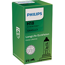 Bec, far faza lunga Bec cutie 1buc H18 12V 65W PY26D-1 Long Life EcoVision FORD ECOSPORT PEUGEOT 2008 II 208 II 10.12- PHILIPS PHI 12643LLC1