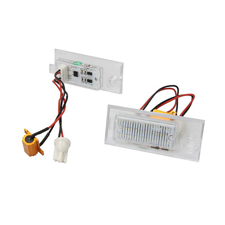 Elemente iluminare Licence plate lamp LED ligght colour: white set 12V no road approval AUDI A6 C5 01.97-01.05 M-TECH CLP045