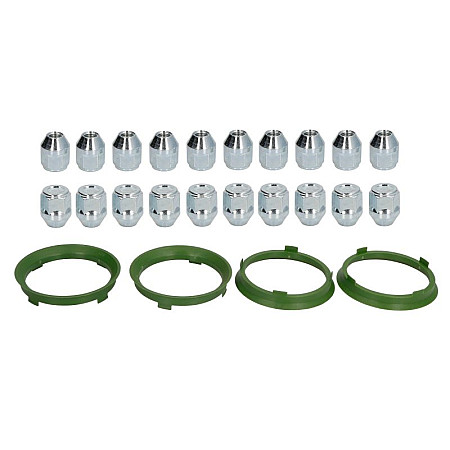 Trusa de montare a jantei de aliaj Fitting kit 671x601 N M12x15 K21 CLOSED H29 1 kit / 4 wheels - B/N qty 20 MAK MAK 8000000530