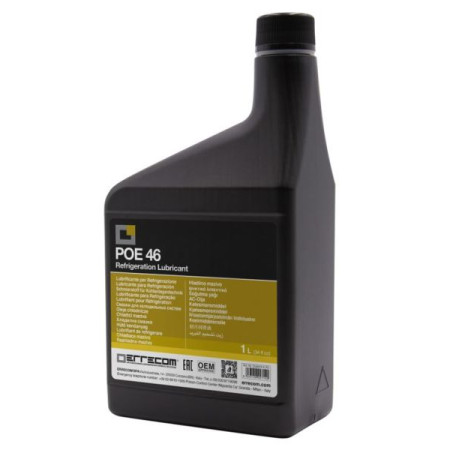 Uleiuri pt instalatia de climatizare Vehicle A/C system oil POE 46 1L 1 pcs coolant type: R1234yf/R134a hybrid cars service eV maintenance POE 46 a/C station model: wszystkie modele ERRECOM ER OL6015.K.P2