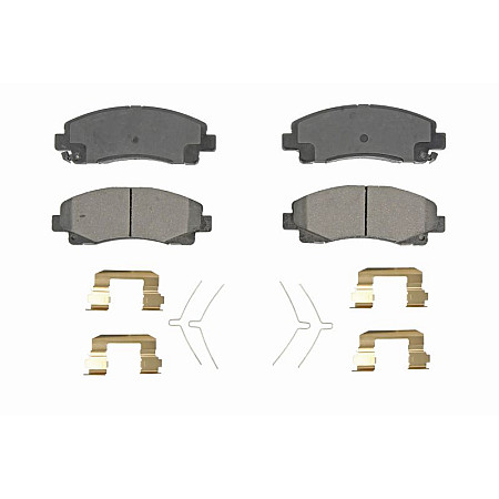 Set placute de frana Fata EN no ECE R90 certification ACURA TLX HONDA RIDGELINE 2.4/3.5 03.05- USA BCD1584AT