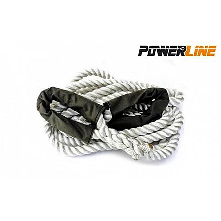 Ropa,banda,bandropa Lina kinetyczna 26 mm x 5 m  obustronnie zakonczona wzmocnionymi petlami POWERLINE PLNK26X5