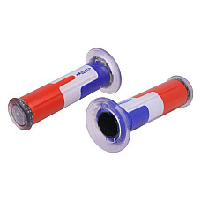 Miner Grips ghidon diametru 22 24mm lungime 120mm Culoare drum albastru rosu alb Harri's buc ARIETE 01687 BRA
