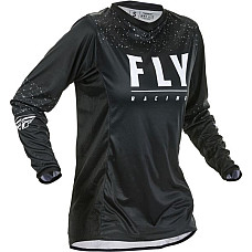Camasa off-road T-shirt off road FLY RACING Women's Lite colour neagra/white size S FLY FLY 373-621S