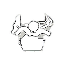 Garnit.etansare, capac (carter motor) Gearbox gasket from front side AUDI A4 ALLROAD B8 A4 B8 A5 A6 ALLROAD C7 A6 C7 A7 A8 D4 Q5 Q7 PORSCHE CAYENNE PANAMERA VW TOUAREG 11.07- ELRING EL122476