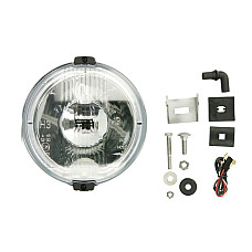 Far Universal headlamp L/R long-range H3/LED 12V diameter 183mm white plastic neagra position lights wire 0.15 m bulb LEDT4W 12V WESEM HOS2.38800.01