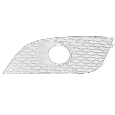 Bara/piese Acoperire bara fata Fata Stanga cu gauri pentru lampa de ceata plastic negru SEAT LEON 07.05-08.13 03.09-09.12 OE SEAT 1P0 853 665G9B9