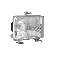 Far Headlamp L/R H4/T4W manual main bulb seal insert colour: chromium-plated MASSEY FERGUSON 100 4000 5000 6000 700 800 8000 9000 WESEM RE.27010.00