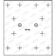 Set garnituri de frictiune, frana tambur Ferodou sabot frana 410x180 IVECO EUROTRAKKER TRAKKER I 01.93-12.12 BERAL KBL19109.9-1637