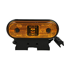 Lampa gabarit ASPOCK obrysowka condus portocaliu ovala cu un maner si 15 m de cablu de la platforma de incarcare ASPOCK A31-2064-037