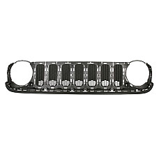 Suport,grila radiator Element grila fata Armare grila plastic negru  JEEP RENEGADE 07.14- BLIC 6502-07-3216999P