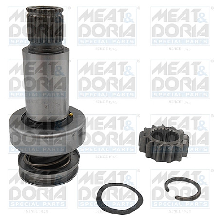 Pinion electromotor Roata de pornire a rotii libere AUDI A1 A3 Q3 SEAT LEON LEON SC LEON ST MII TOLEDO IV SKODA CITIGO FABIA III OCTAVIA III RAPID SCALA VW BEETLE CC B7 1.0-2.0D 09.07- MEAT &amp; DORIA MD47198