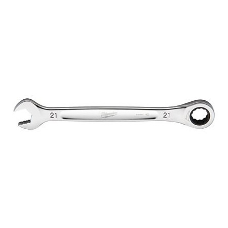 Chei Wrench combination / ratchet with a ratchet 12-angle / Hexagonal metric size: 21 mm MILWAUKEE 4932471514