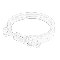 Colier, sistem de esapament Clema de esapament banda tip V BMW 3 E90 5 E60 5 E61 X3 E83 X5 E70 X6 E71 E72 3.0D 09.02-07.13 OE BMW 18 20 7 793 677