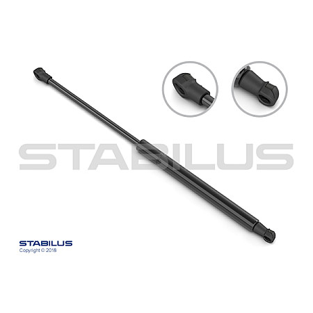 Amortizor capota Arcul cu gaz capota motor Dreapta/Stanga lungime maxima: 356mm sUV:105mm ALFA ROMEO 147 GT CUPE/HATCHBACK 10.00-09.10 STABILUS STA022244