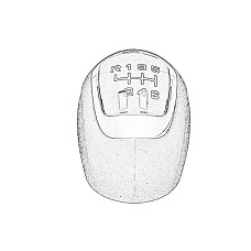 Maciulie maneta schimbat.vit. Gear change lever knob OE IVECO 5802470372